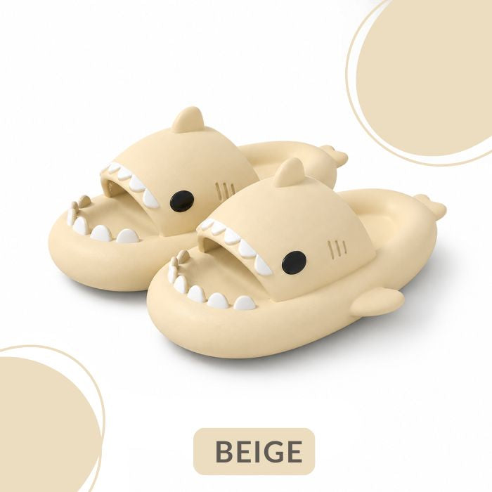 Shark Slides Beige