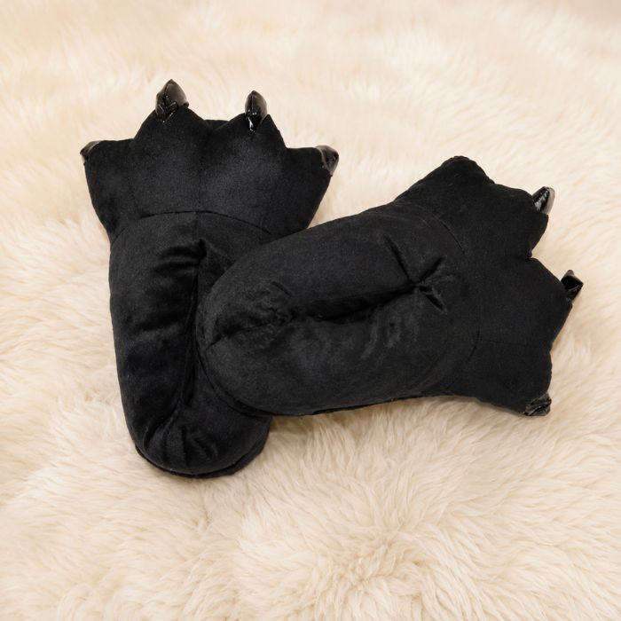 T-Rex Dinosaur Claw Slippers back 