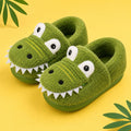 dinosaur slippers toddler Green 