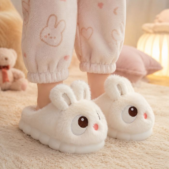 fuzzy bunny slippers