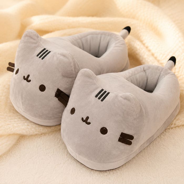 pusheen the cat plush slippers